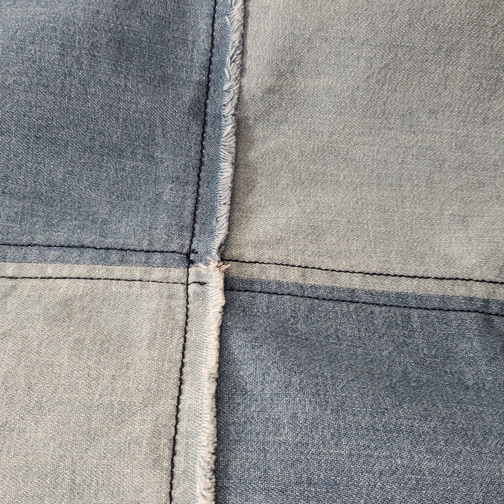 Womens Cute and Fashionable Raw Hemmed Nordstrom BP. 100% Cotton Denim Tank Top - Picture 2 of 6